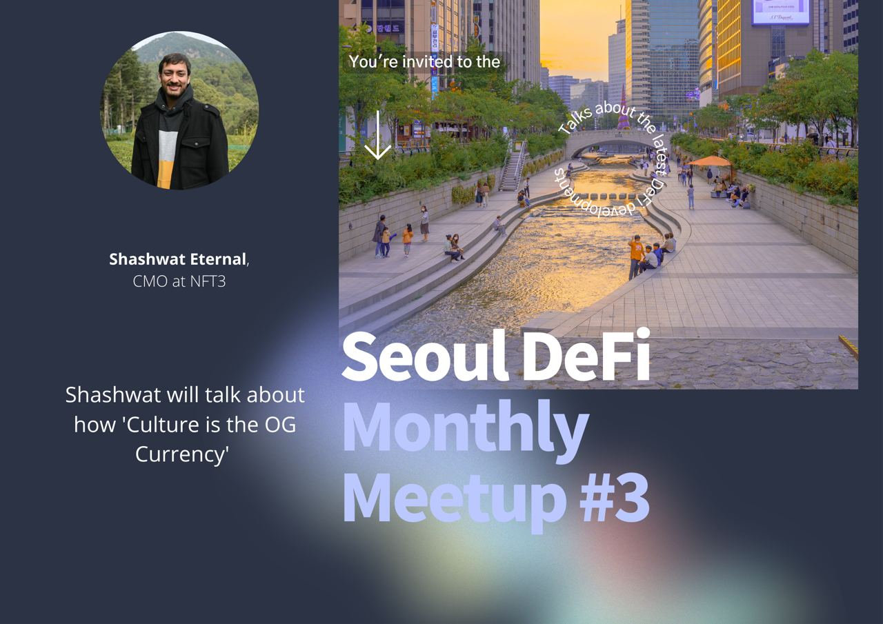 Speaking at Seoul DeFi during Korea Blockchain Week