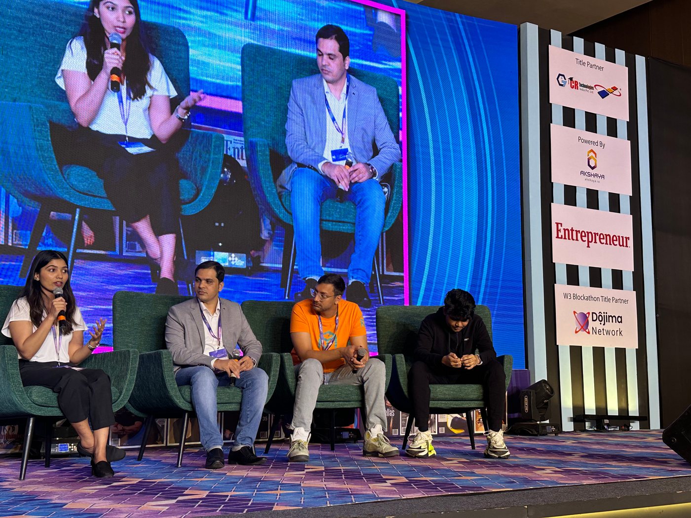 On a panel at Entrepreneur First's W3Summit